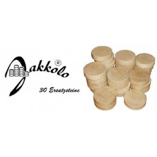 30 Ersatzsteine für Jakkolo/Sjoelbak